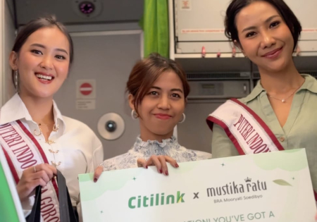 Mustika Ratu x Citilink Gelar Challenge Sanggul di Penerbangan Jakarta–Bali